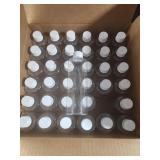 Case of plastic bottles