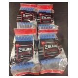 2 blade disposable razors. 4-12 ct packs