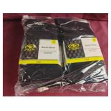 Soccer socks. 4 pairs. Size S. Black