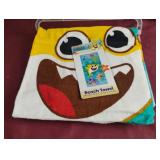 Baby Sharks beach towel