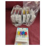 Numbered birthday candles. 12-10 ct packs