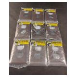 9 brown wall plates