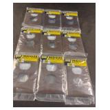 9 brown wall plates