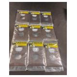 9 brown wall plates