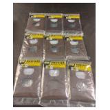 9 brown wall plates