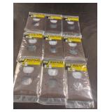 9 brown wall plates