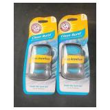 Arm n hammer clean burst car air freshener  2 pks