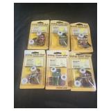 Sliding closet door hardware lot of 6 pavks