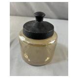 Glass Jar with Forged Lid