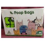 Poop bags. 20 rolls. 300 bags