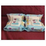 Parents Choice hand & face wipes. 4-25 ct packs