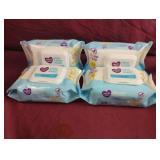 Parents Choice hand & face wipes. 4-25 ct packs