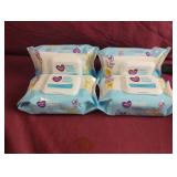 Parents Choice hand & face wipes. 4-25 ct packs