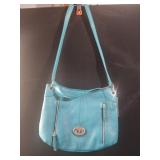 Tignanello turquoise Soft Pebbled Leather purse