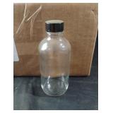 4 oz clear glass bottles. 24 ct