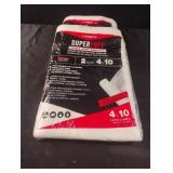 4 x 10 double guard drop cloths. 2 total