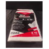 4 x 10 double guard drop cloths. 2 total