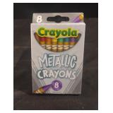 Crayola metallic crayons. 6-8 ct packs