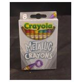 Crayola metallic crayons. 6-8 ct packs