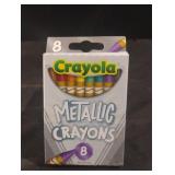 Crayola metallic crayons. 6-8 ct packs