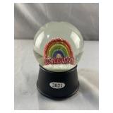 Rainbow Love Is Love Snowglobe - Plays Deck the
