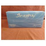 ServicePoly interfold HDPE sheets. 2-1000 ct