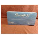 ServicePoly interfold HDPE sheets. 2-1000 ct