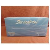 ServicePoly interfold HDPE sheets. 2-1000 ct
