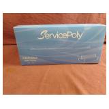 ServicePoly interfold HDPE sheets. 2-1000 ct