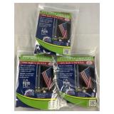 Lot of 3 American Flags