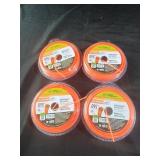 4 pks .095 weedeater trimmer line
