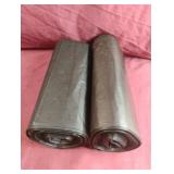 38' x 60' black trash bags. 2-25 ct rolls