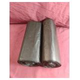 38' x 60' black trash bags. 2-25 ct rolls