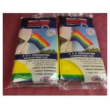 Rainbow Pride flags 3' x 5'. 2 total