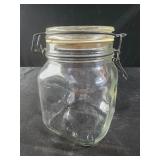 Hermetic glass jar 6' tall