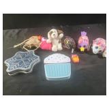 Ty mini babies McDonald's toys, gift card tins
