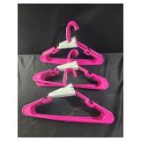 30 new plastic pink hangers