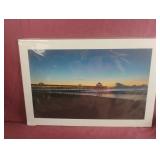 Folly Beach Pier signed artwork 24 x 16