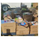 Warehouse SurplusTable lot including tennis balls,