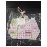 14x11 quilted patchwork tote bag