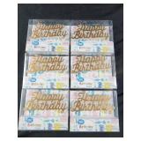 6 packs Happy Birthday candles