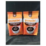 Dunkin medium roast coffee 2 bags