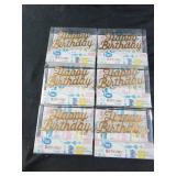 6 packs Happy Birthday candles
