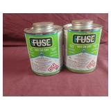 IFuse wet or dry PVC cement. 2-16 fl. oz bottles