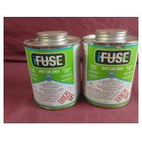 IFuse wet or dry PVC cement. 2-16 fl. oz bottles