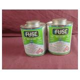 IFuse wet or dry PVC cement. 2-16 fl. oz bottles