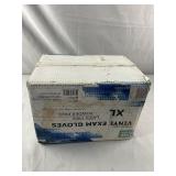 Case of XL Vinyl Gloves 1000 Pairs