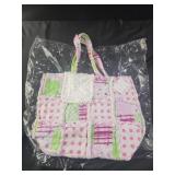 14x11 quilted patchwork tote bag