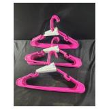 30 new plastic pink hangers