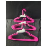 30 new plastic pink hangers